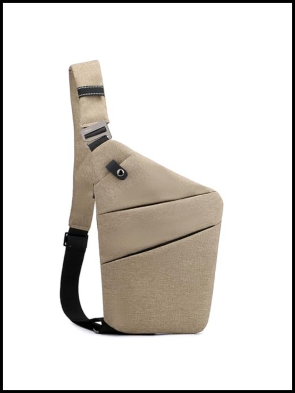 Anti-theft Sling Crossbody Bag for Men Women Waterproof Nylon Shoulder Pack